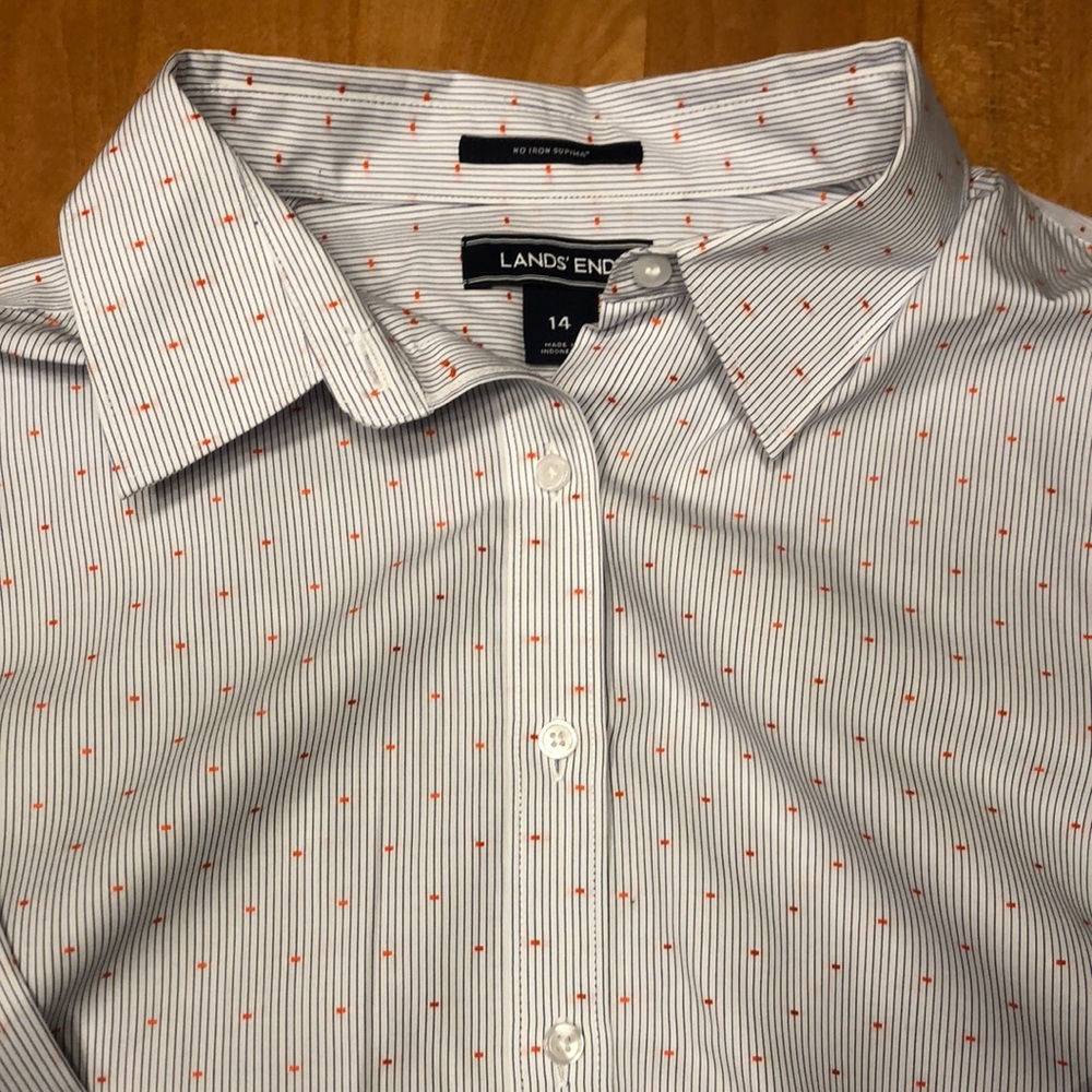 Lands End button Down Short